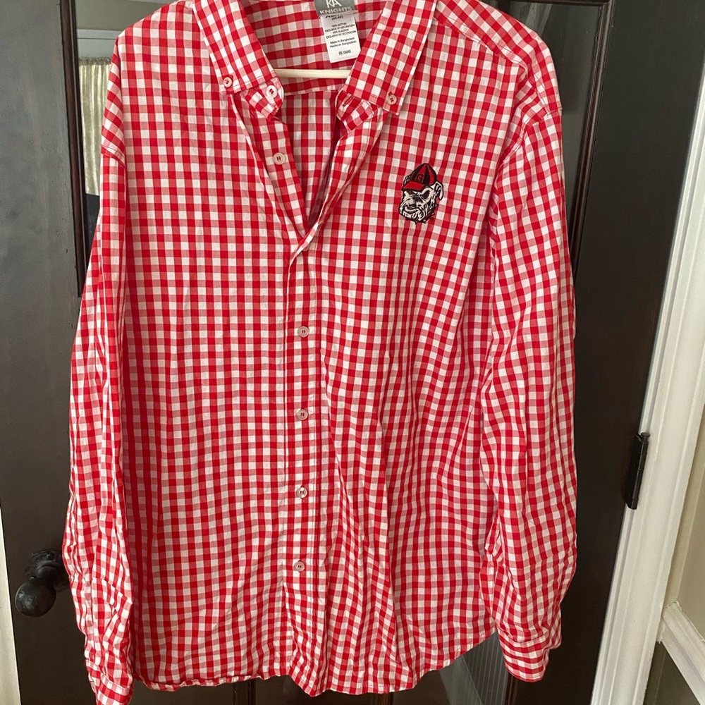 Men’s UGA long sleeve dress shirt